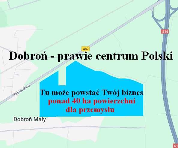 Teren dla przemysłu, ok. 45 ha, pod zakład prod, hale magazynowe