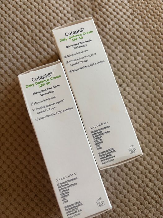 Cetaphil Daily Defence Cream SPF 50 2 packs