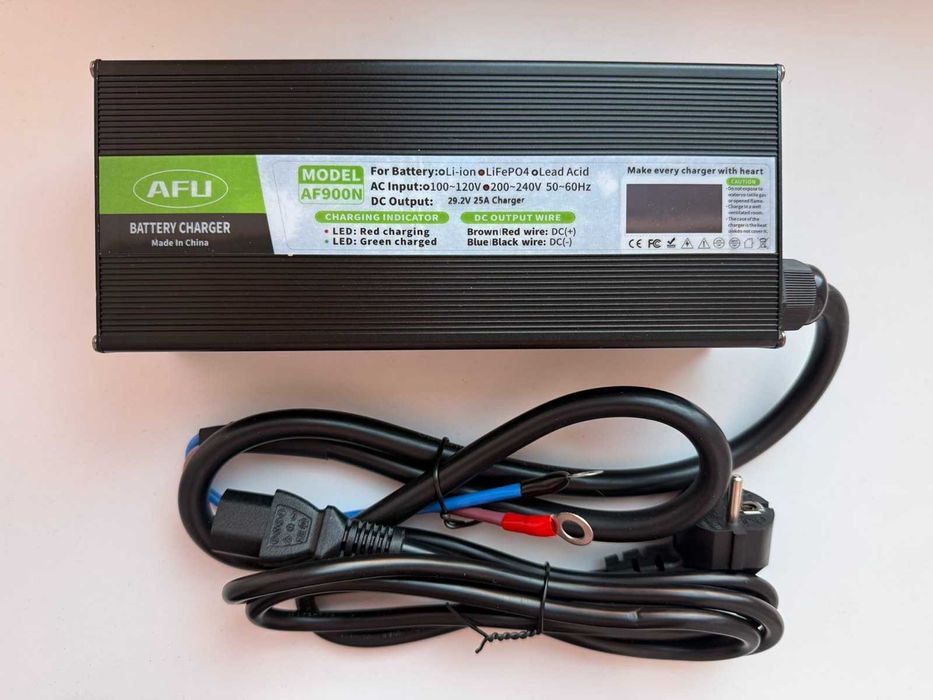 Зарядний пристрій для акумуляторів LiFePO4 29,2 В 25 А