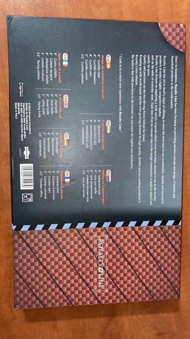 NOWY komplet,  zestaw noży Royalty Line RL-CB 5