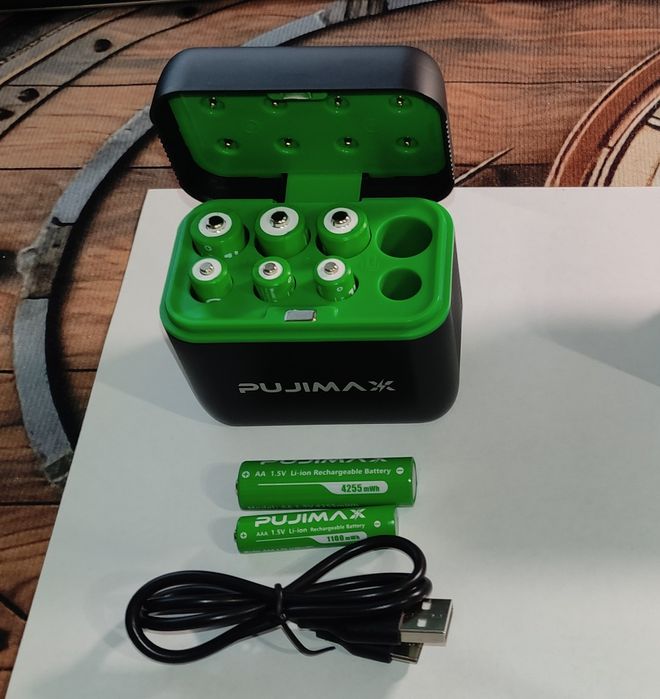 Батарейки пальчикові та мініпальчикові, акумуляторні AAA 1.5V, usb typ