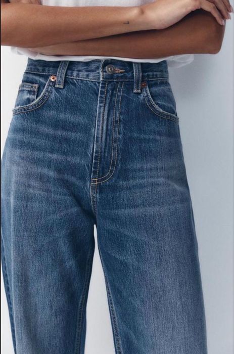 Джинси zara wide leg 38