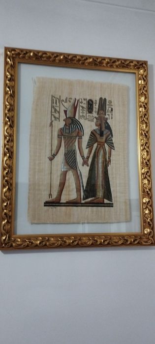 Quadro egípcio como novo