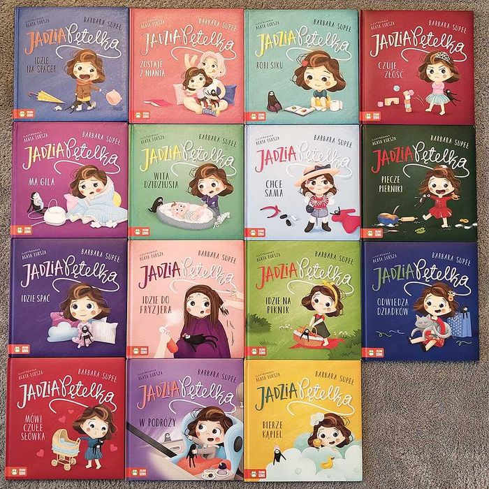 Zestaw książek Jadzia Pętelka 15 książek