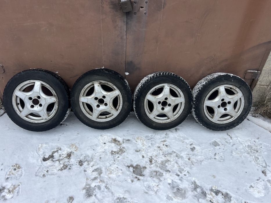 Продам диски с резиной 4/100 Lanos aveo