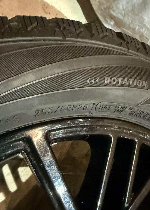 Диски bmw x7  з зимовою гумою 255/55 R20 5x112