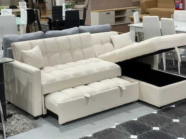 Sofá cama chaise longue bege - entrega gratuita! SÓ 423€