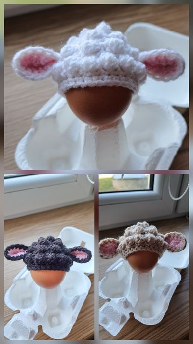 Czapeczki na jajka wielkanocne