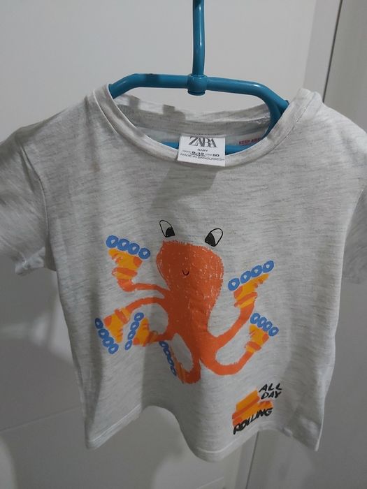 Bluzka T-shirt ze sklepu ZARA  80 cm.