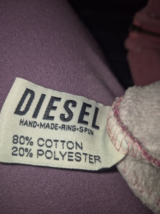 Różowa bluza DIESEL rozmiar S. Rozpinana.