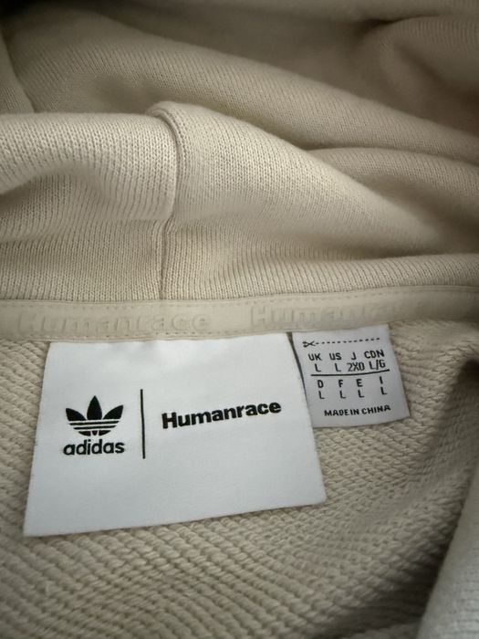 Bluza z kapturem Adidas x Humanrace Pharrell Williams basic hoodie aluminium HS4818