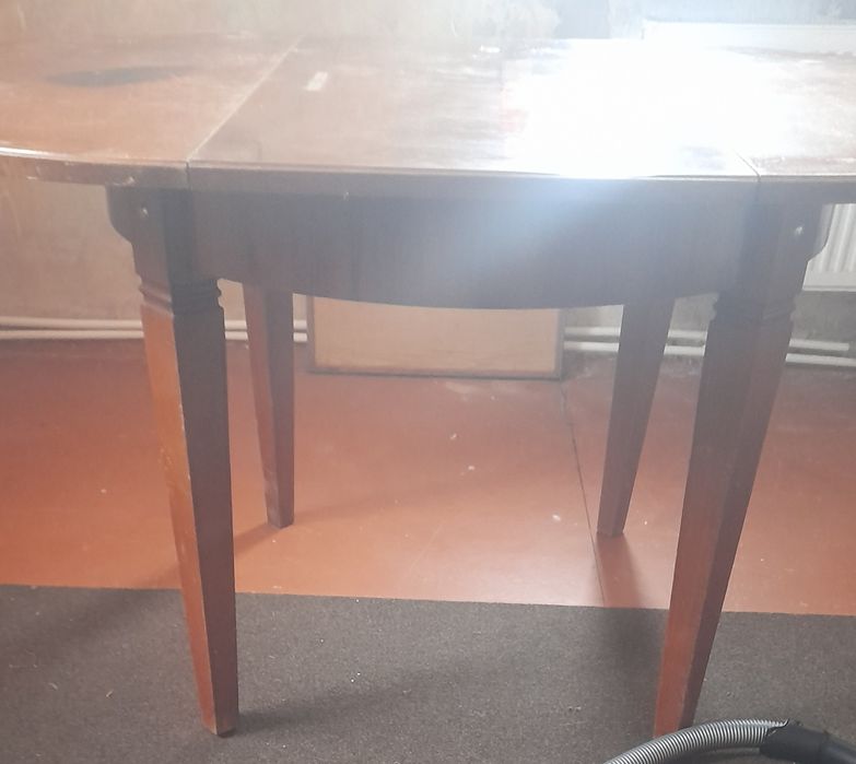 Стол обеденный деревянный раскладной старинный