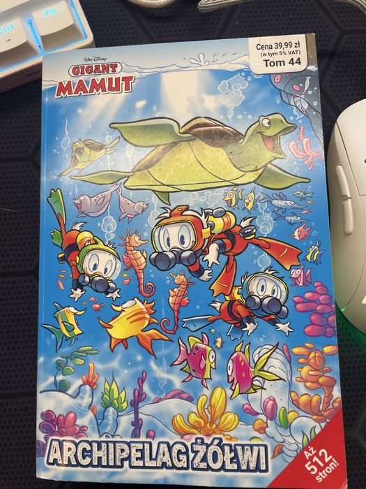 Kaczor Donald komiks Gigant Mamut Tom 44 2025 Archipelag Żółwi
