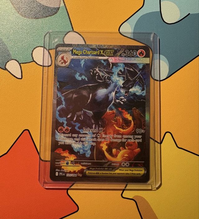 Pokémon Mega Charizard X ex SIR Mint – Phantasmal Flames