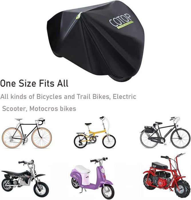 Capa para bicicleta, proteção UV anti-pó, chuva