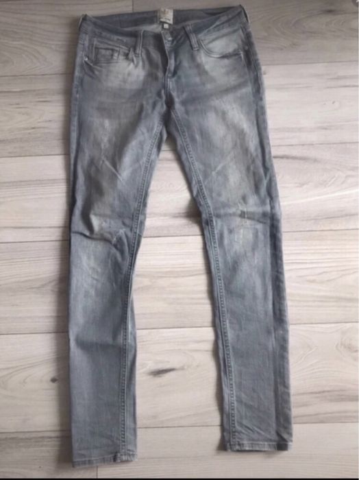 River Island 36 szare spodnie jeansy