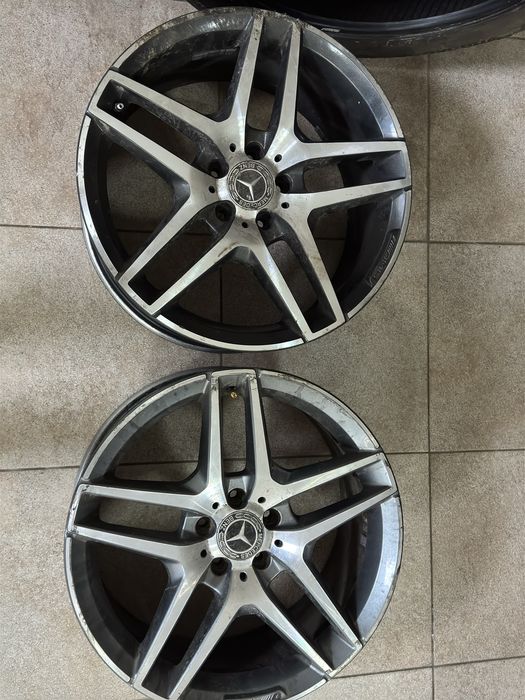 Диски ОРИГІНАЛ R19 Mersedes AMG різноширокі  8,5 і 9,5 на S-клас w222