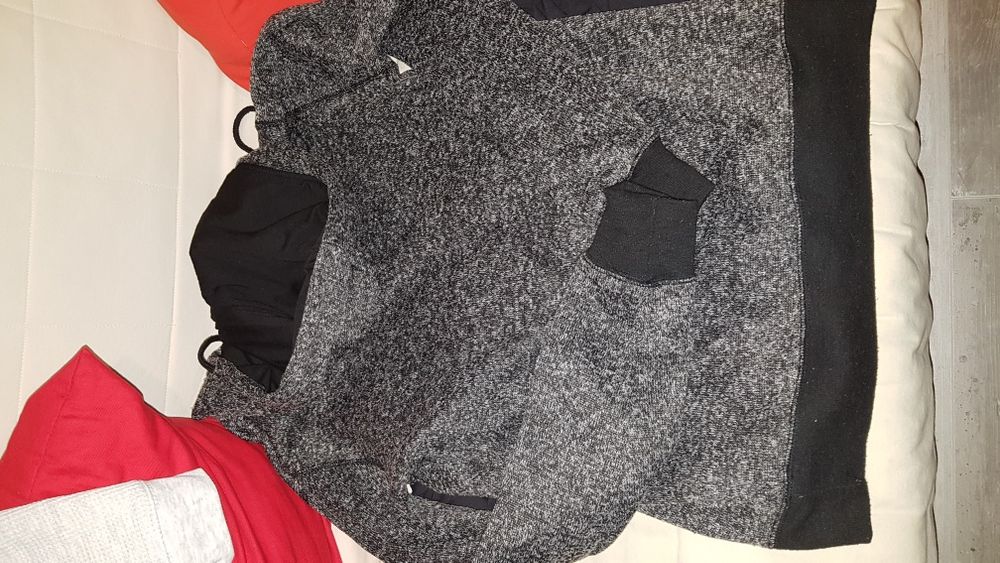 Bluza M  z kapturem ciepła HOUSE melanż