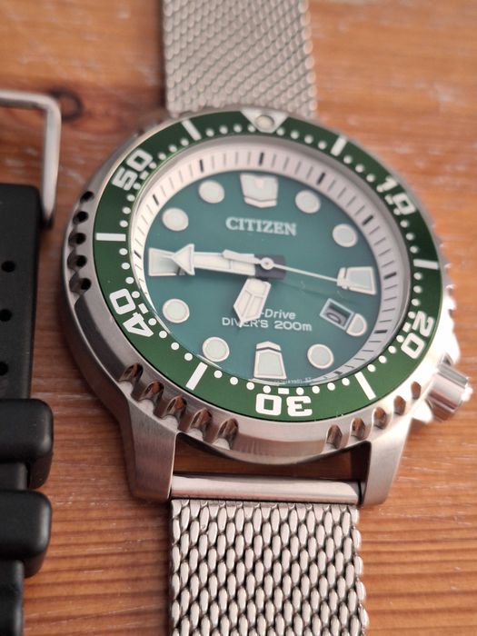 Zegarek Citizen Promaster 200m Zielony