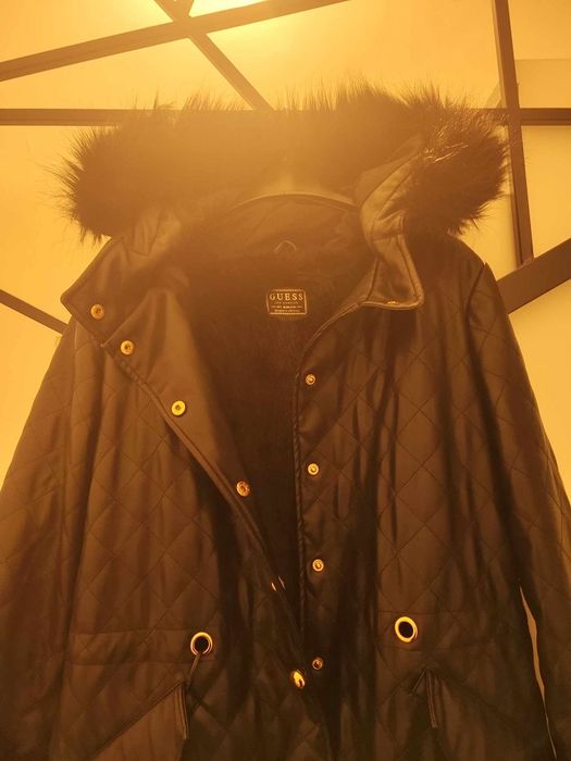 Kurtka parka zimowa Guess