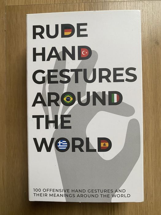 Cartas rude hand gestures cards