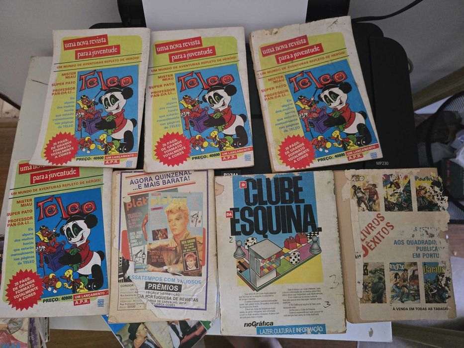 Lote de Revistas BD Antigas e Livros de Bolso Vintage (O Falcão, Tex, Ulisses 31)