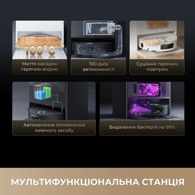 Робот-пилосос Dreame Aqua 10 Ultra Track Complete, Дрімі Аква 10, НОВИЙ ОРИГІНАЛ, робот пилосос