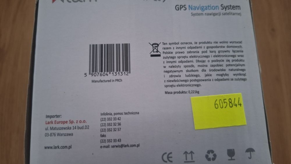 Lark nawigacja 5'' HD Bluetooth + uchwyt GRATIS