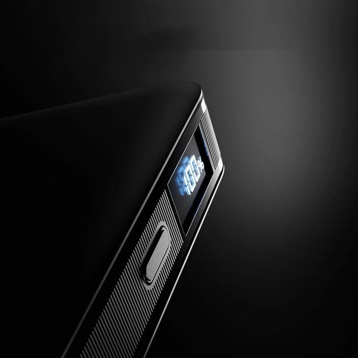 Powerbank SBS HD 10W 5000mAh USB-C z wyświetlaczem LCD - czarny
