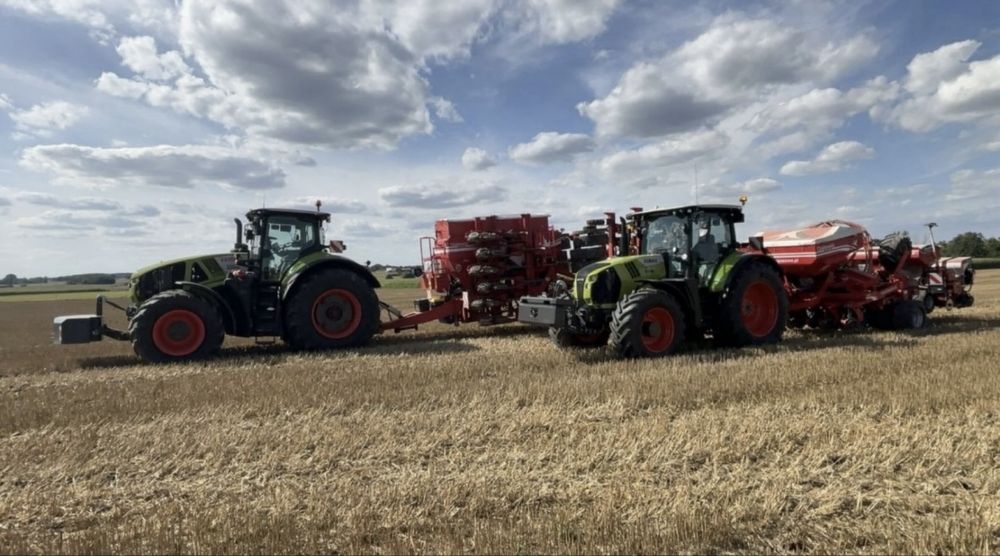 Siew pasowy strip-till Czajkowski claas