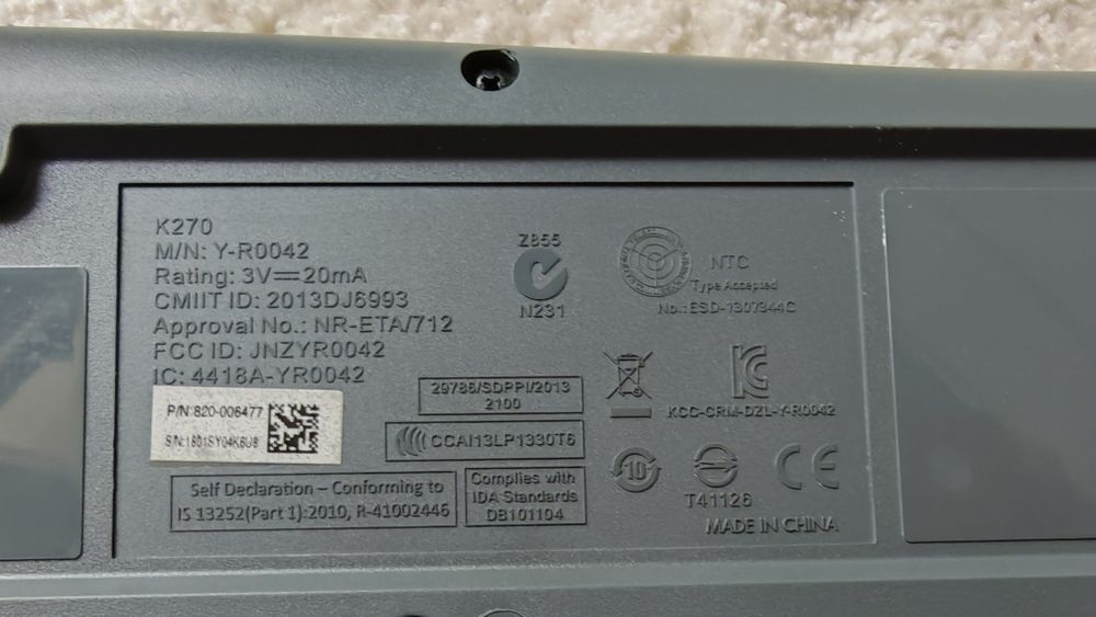 klawiatura Logitech K270