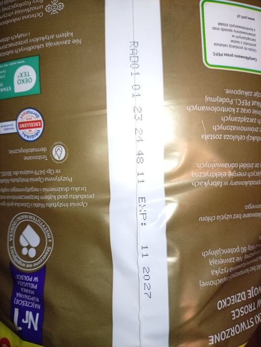 Dada złote extra care 3 Jumbo bag pieluchy