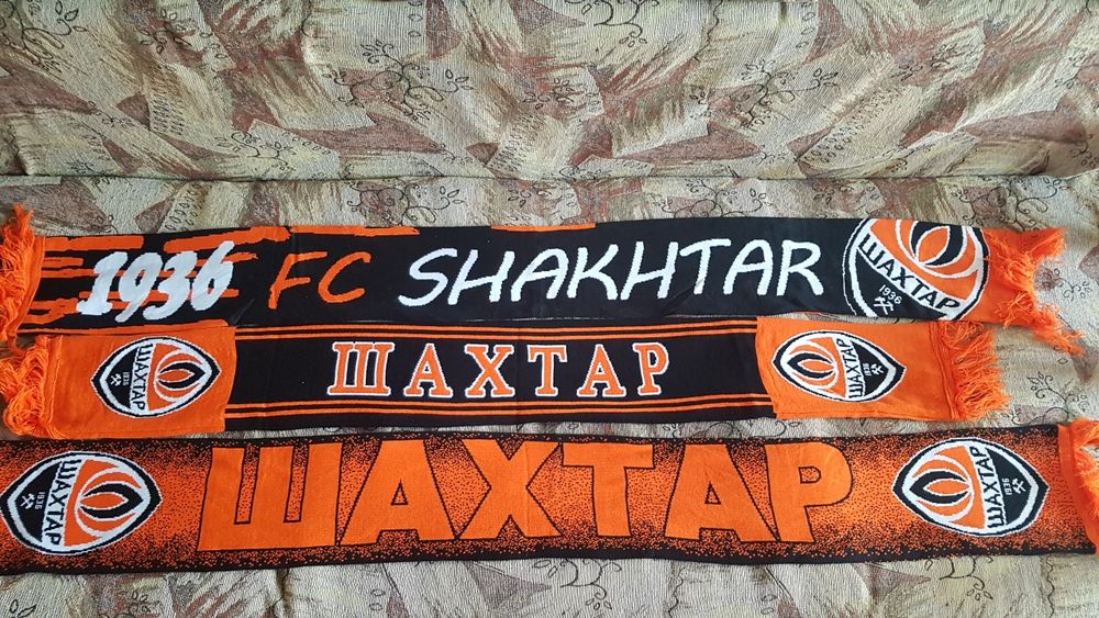 Шахтар. Шарфи за участю ФК Шахтар в єврокубках.