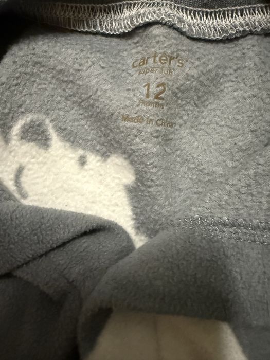 Флісовий ромпер carter’s, до 12 міс ,