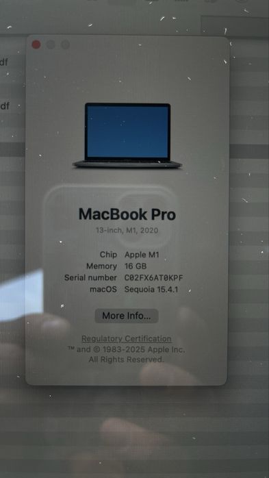 Macbook Pro 13 M1 16Gb 1Tb