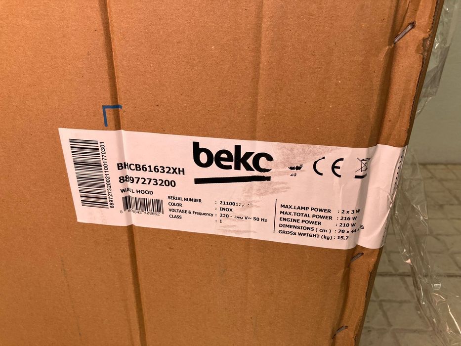 Exaustor novo Beko