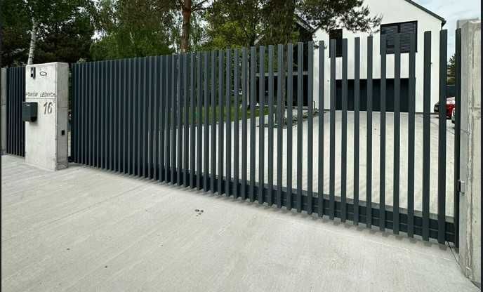 Ogrodzenie grzebieniowe płot nowoczesne ogrodzenie palisada pionowa