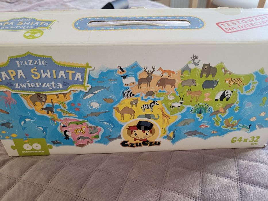 Zestaw gier, puzzli i zabawek edukacyjnych