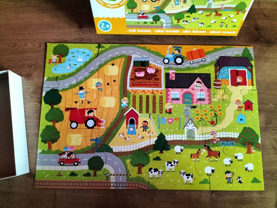 Puzzle Gigantic Trefl baby Na wsi