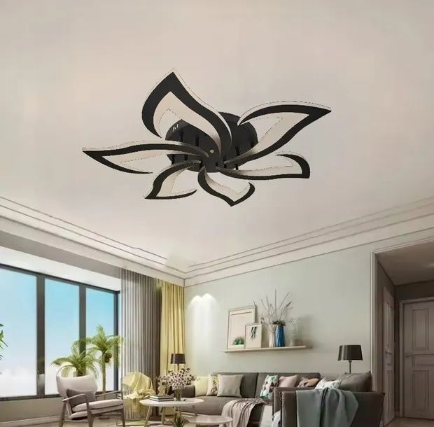 Lampa Led Plafon LOTOS 6 ringów 66 W CZARNA
LAMPA