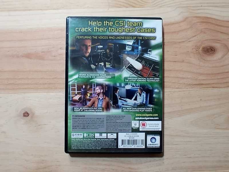 Jogo CSI 3 Dimensions Of Murder - PC