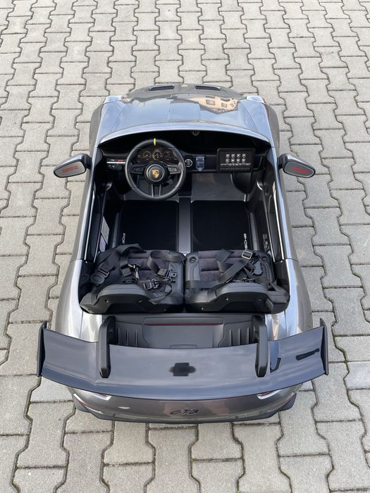 Auto Na Akumulator DK-P911 Porsche GT3 Szary Lakierowany 2-osobowe