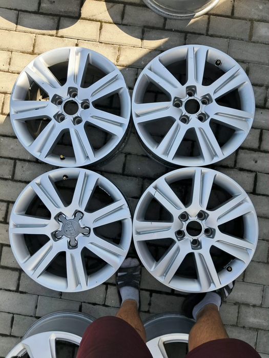 Felgi Aluminiowe Oryginalne Audi 17" 5x112 A4 B8 A5 A6 Komplet 4szt