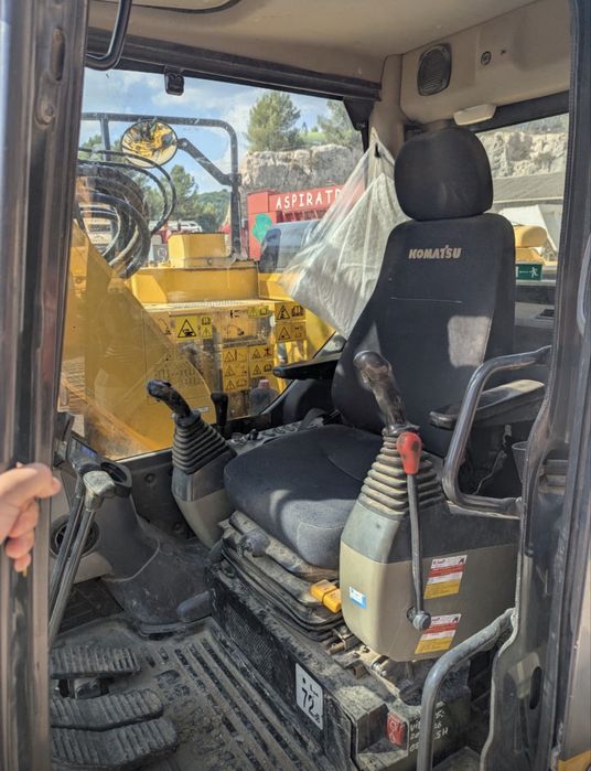Mini giratoria komatsu pc 118