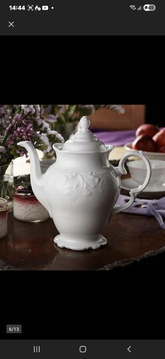 Porcelana Chodież zestaw do kawy dla 6 osób/ 12elementów