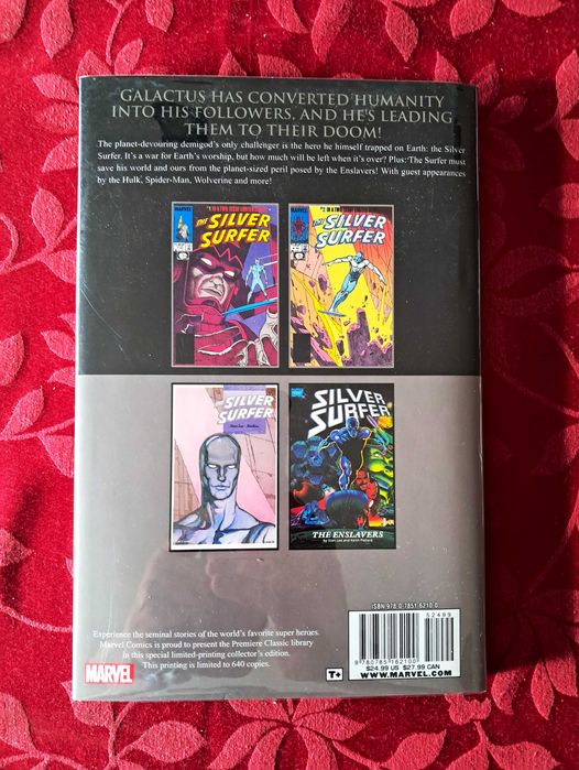 Silver Surfer Parable (Moebius & Stan Lee) – Edição Limitada 640 Ex. (2012) edição em inglês