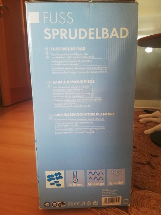 Hidromassagem para os pés