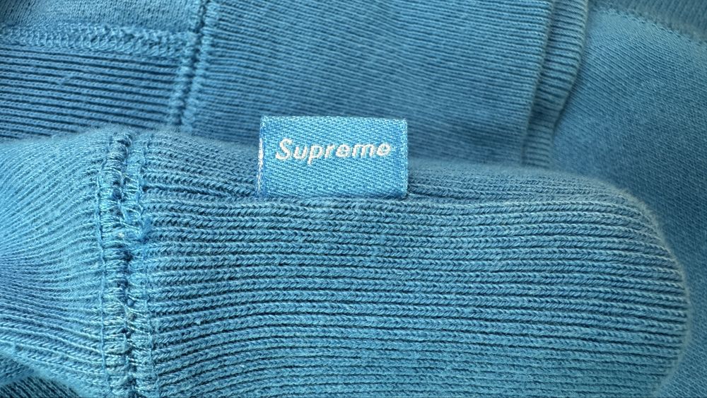 Supreme logo box crewneck fw18 size L супрім світшот