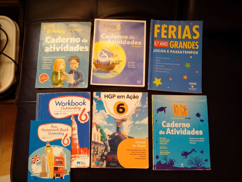 Livros de fichas do 5 ao 9 ano