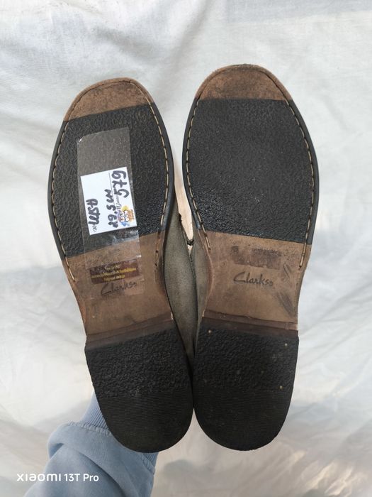 Туфлі лофери чоловічі замша р. 44,5(29,5см)